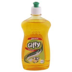 Giffy Lemon & Active Salt Concentrated Dishwash Gel 500 ml