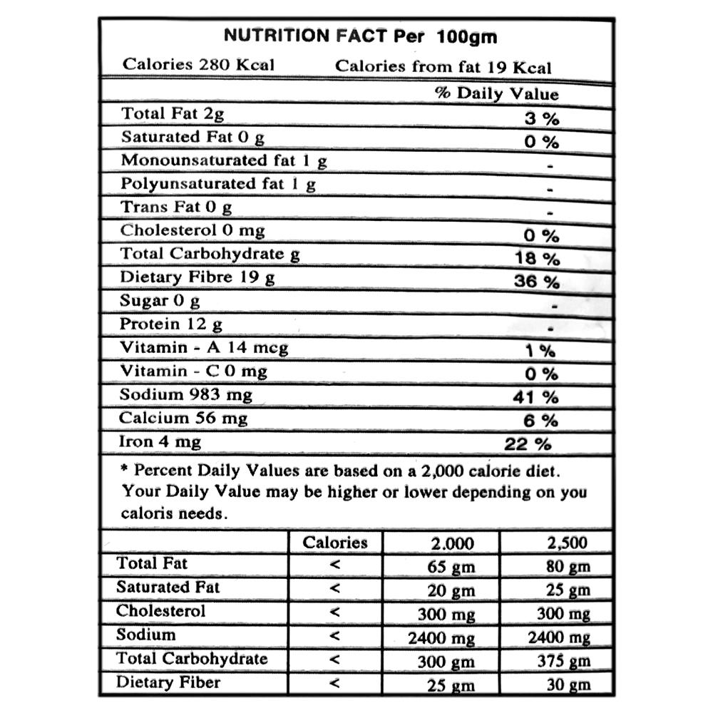 GM Foods Bedmi Puri Atta / Flour 500 g - Image 3