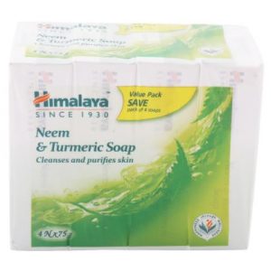 Himalaya Neem & Turmeric Soap 75 g (Pack of 4)