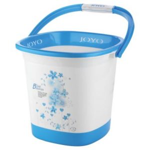 Joyo Better Home Blue Plastic Square Bucket 25 L