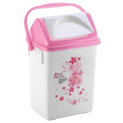 Joyo Happy Home Printed Pink Dustbin