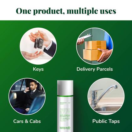 Keepsafe Multi-purpose Disinfectant Spray 90 ml - Image 4