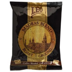 Leo Madras Blend Roast Ground 80 & 20 Coffee 500 g