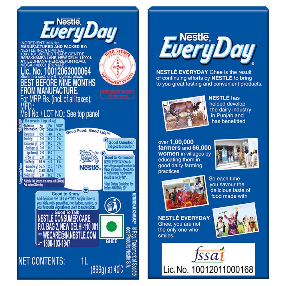 Nestle EveryDay Ghee 1 L (Carton) - Image 3