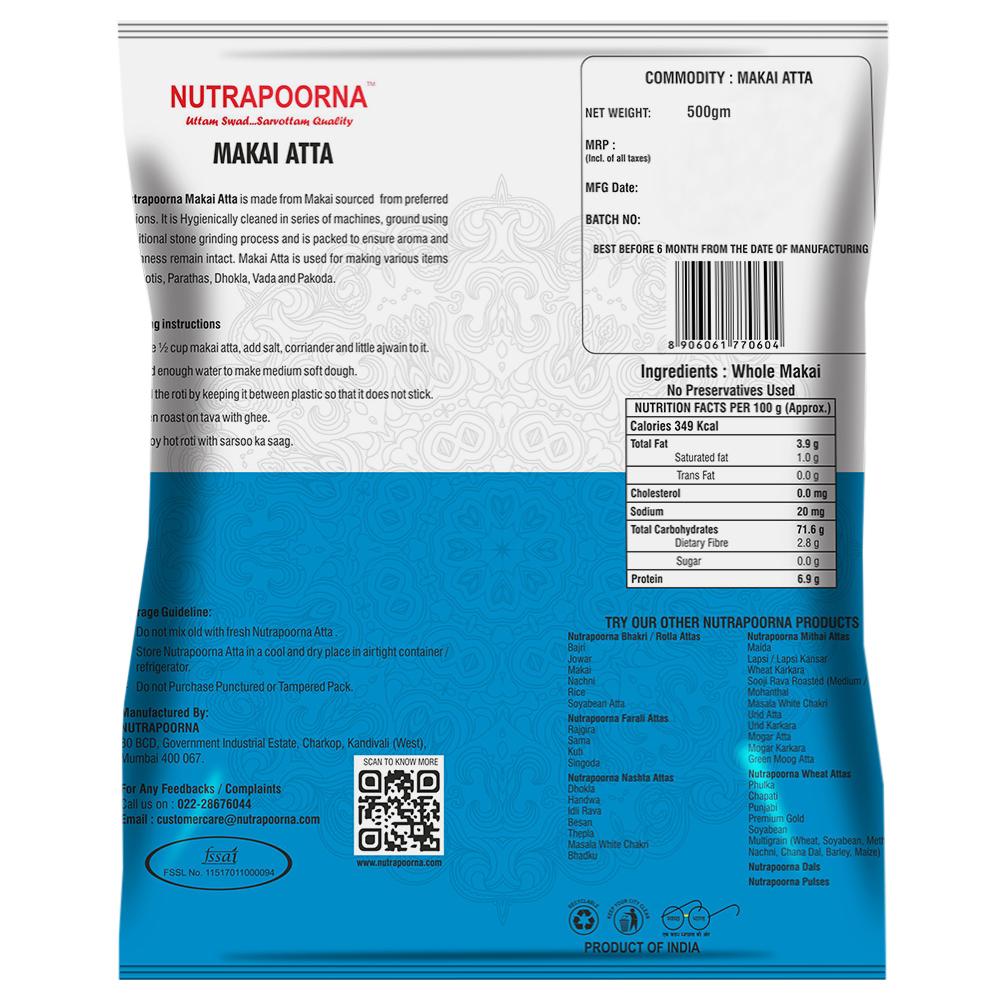 Nutrapoorna Makai Atta 500 g - Image 2