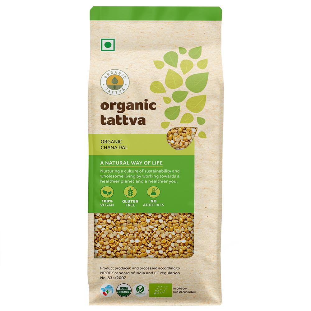 Organic Tattva Organic Chana Dal 500 g