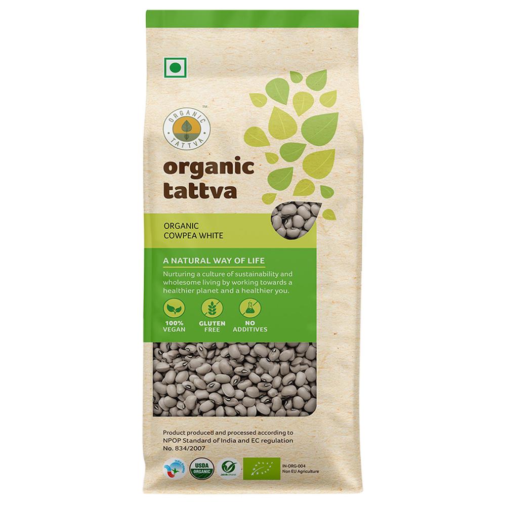 Organic Tattva White Cowpeas 500 g