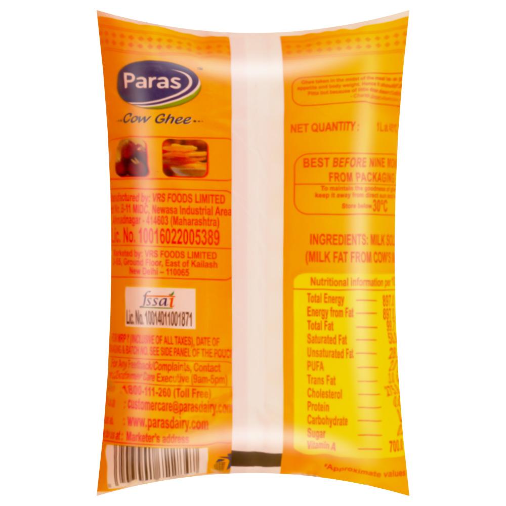 Paras Cow Ghee 1 L (Pouch) - Image 2