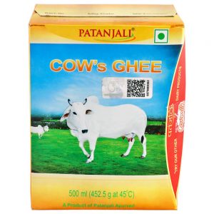 Patanjali Cow Ghee 500 ml (Carton)