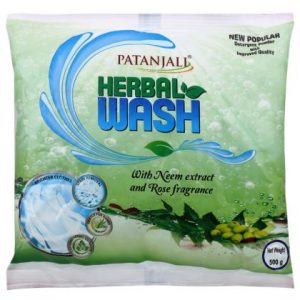 Patanjali Herbal Wash Neem & Rose Detergent Powder 500 g