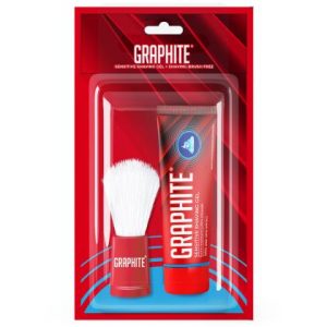 Graphite Extra Moisture Sensitive Shaving Gel 60 g (Free Shaving Brush)