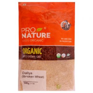 Pro Nature 100 % Organic Daliya 500 g
