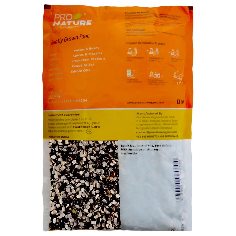 Pro Nature Organic Black Spilt Chilka Urad 500 g - Image 4