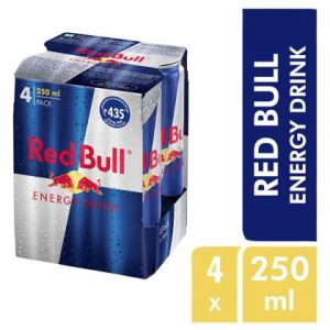 Red Bull 250 ml (Can) (Pack of 4)