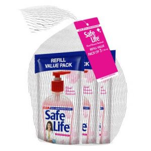Safe Life Floral Blossom Handwash Refill 185 ml (Pack of 3)