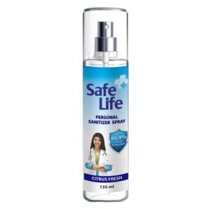 Safe Life Citrus Fresh Personal Sanitizer Spray 135 ml