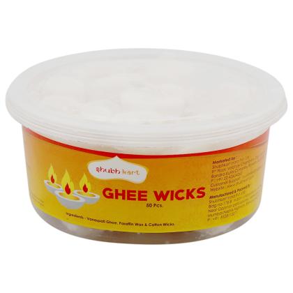 Shubhkart Mixed Ghee Wicks 50 pcs