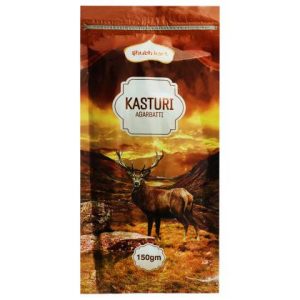Shubhkart Kasturi Zipper Pouch Incense Sticks 150 g