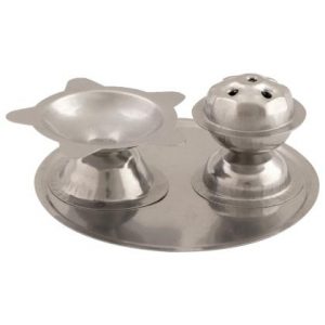 Shubhkart Mini Agarbatti Diya Thali