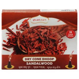 Shubhkart Sandalwood Dry Cone Dhoop 30 g