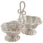Shubhkart Silver Haldi Kumkum Stand - Image 2