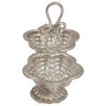 Shubhkart Silver Haldi Kumkum Stand - Image 3