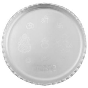 Shubhkart Sugandha Silver Shubhlabh Puja Thali