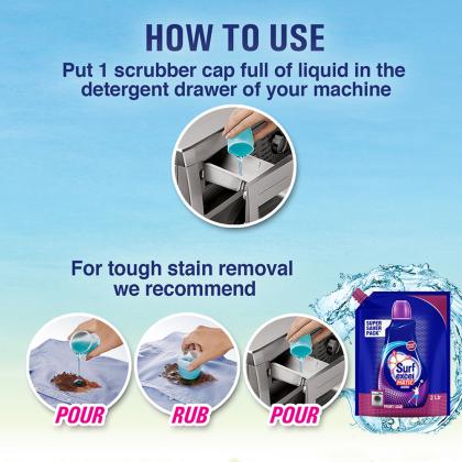 Surf Excel Matic Front Load Liquid Detergent 2 L - Image 5