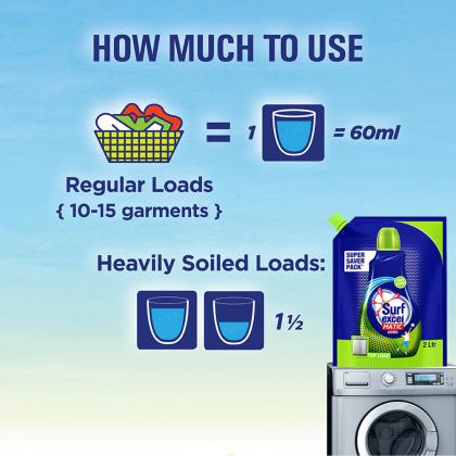 Surf Excel Matic Top Load Liquid Detergent 2 L - Image 5