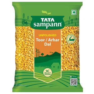 Tata Sampann High Protein Unpolished Tur / Arhar Dal 1 kg