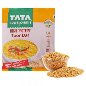 Tata Sampann High Protein Unpolished Toor / Arhar Dal 500 g