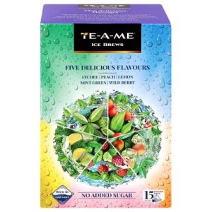 TE-A-ME Ice Brew Five Flavours Tea Bags 15 pcs