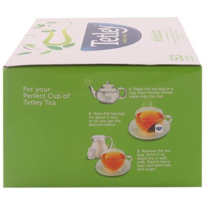 Tetley Elaichi Leaf Tea Bags 50 pcs - Image 4