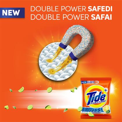 Tide Plus Lemon & Mint Detergent Powder 1 kg - Image 4