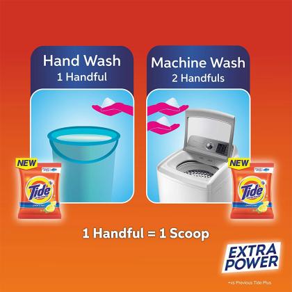 Tide Plus Lemon & Mint Detergent Powder 4 kg (Get 1 kg Free) - Image 5