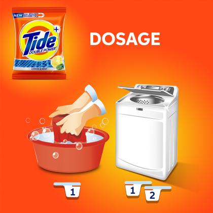 Tide Plus Lemon & Mint Detergent Powder 6 kg (Get 2 kg Free) - Image 7