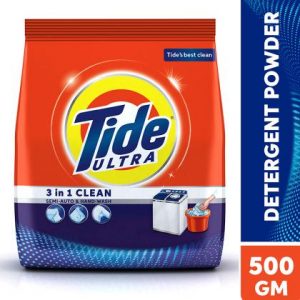 Tide Ultra 3 in 1 Detergent Powder 500 g