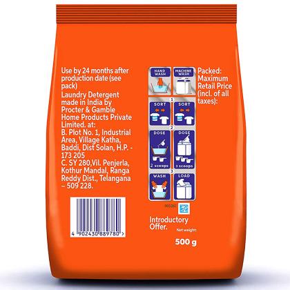 Tide Ultra 3 in 1 Detergent Powder 500 g - Image 9