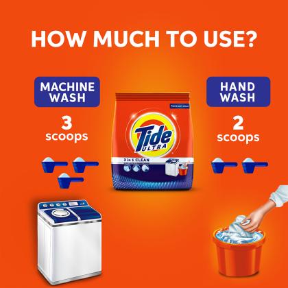 Tide Ultra 3 in 1 Detergent Powder 500 g - Image 7