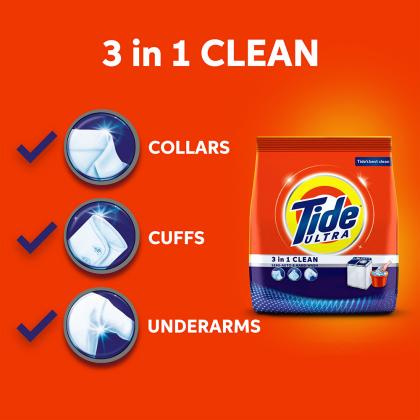 Tide Ultra 3 in 1 Detergent Powder 500 g - Image 4