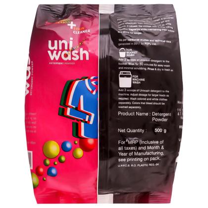 Uniwash Detergent Powder 500 g - Image 2