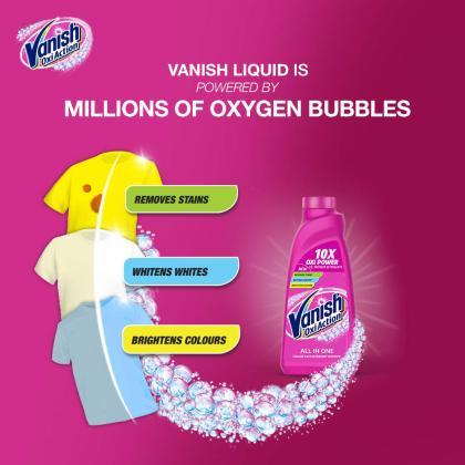 Vanish Oxi Action Stain Remover Liquid 800 ml - Image 8