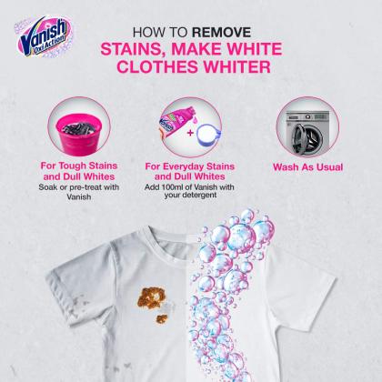 Vanish Oxi Action Stain Remover Liquid 800 ml - Image 6