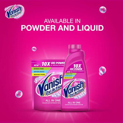 Vanish Oxi Action Stain Remover Liquid 800 ml - Image 5