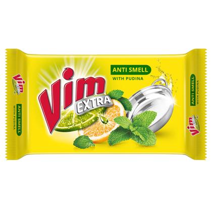 Vim Extra Anti Smell Pudina Dishwash Bar 200 g (Pack of 3) - Image 2
