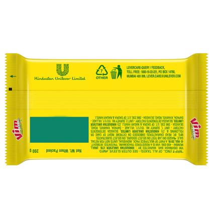 Vim Extra Anti Smell Pudina Dishwash Bar 200 g (Pack of 3) - Image 9