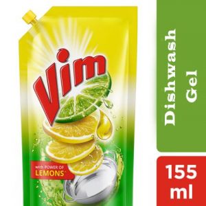 Vim Lemon Concentrated Dishwash Gel 155 ml