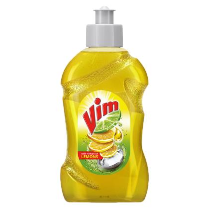 Vim Lemon Concentrated Dishwash Liquid 250 ml - Image 2