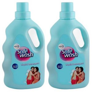Wipro Safewash Liquid Detergent 1 kg (Buy 1 Get 1 Free)