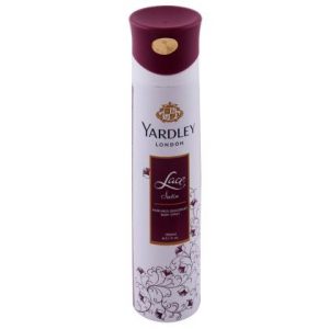 Yardley Lace Satin Perfumed Deodorant Body Spray for Women 150 ml